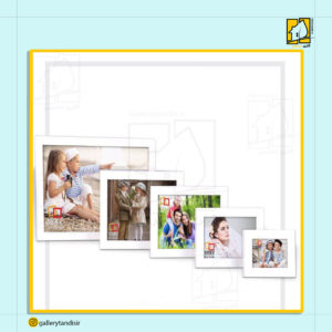 قاب عکس سفید ترنج سایز 20 در 25