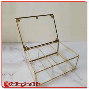 جاقاشق چنگال شیشه ای کد ۱